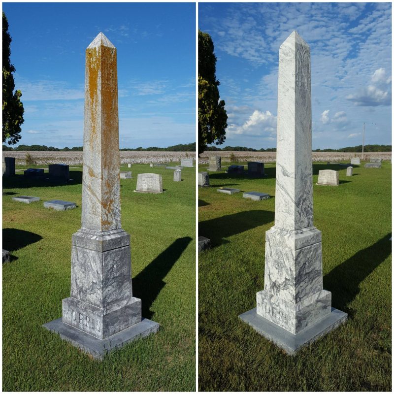 Historical Monument Before and After
