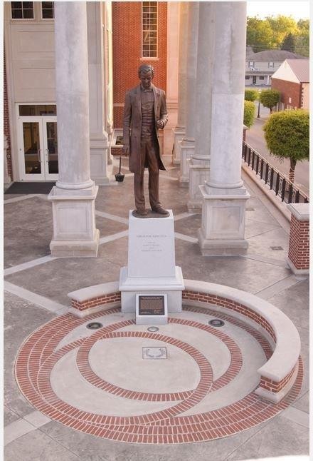 Abraham Lincoln Pedestal Springfield Monument